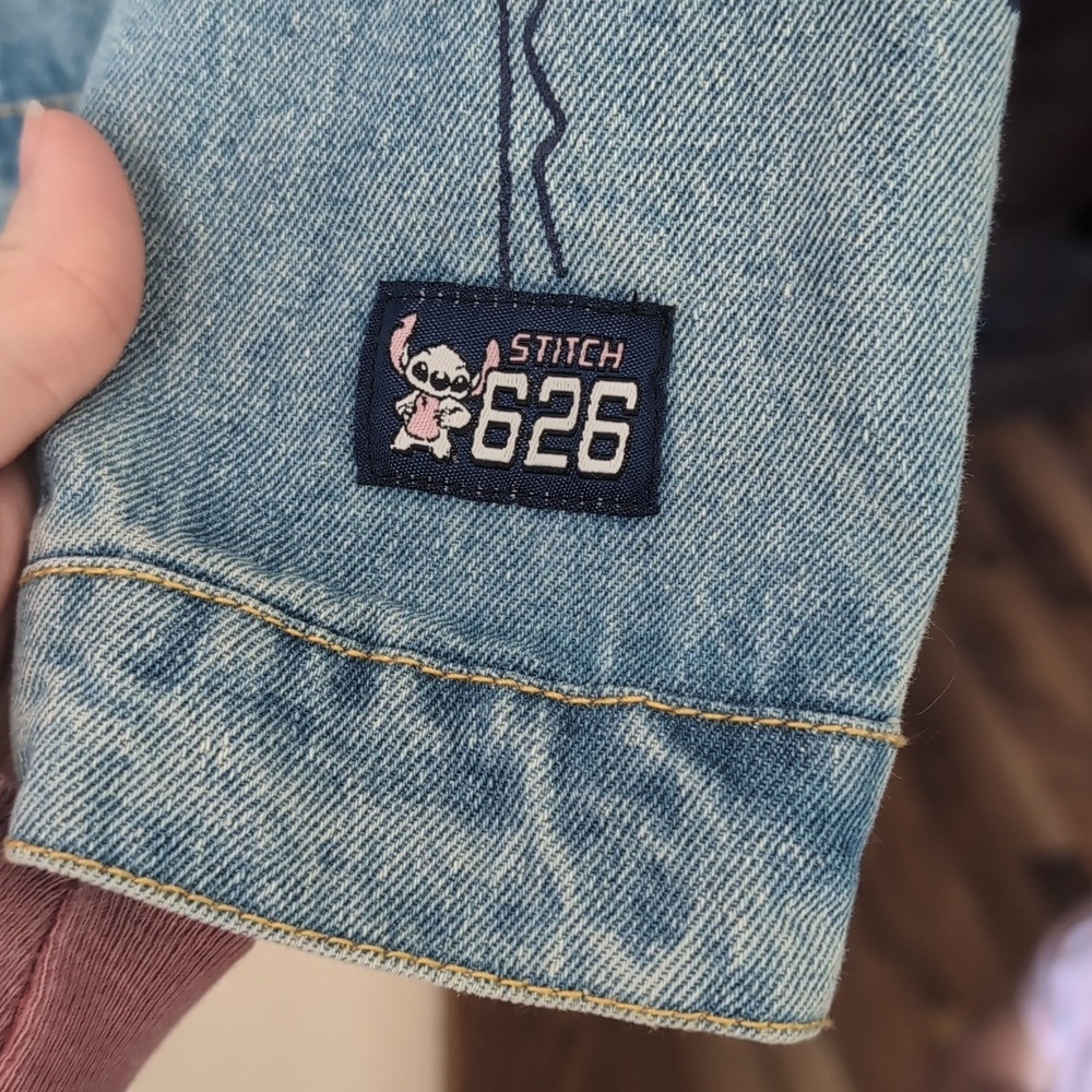 Disney Stitch Denim Blue Jacket - Picture 3 of 7